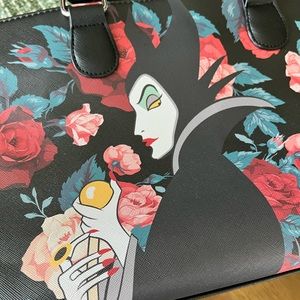 🚩SOLD Loungefly Maleficent Rose Tote